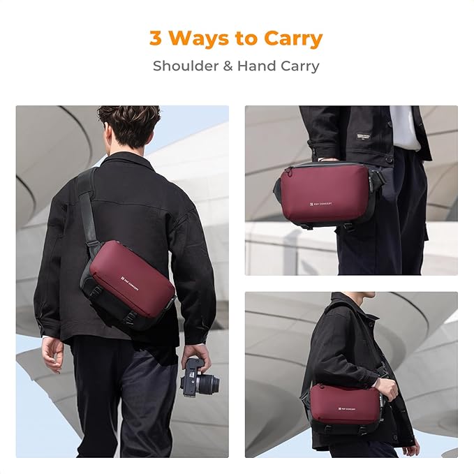 K&F Concept 2 in 1 Sling Bag Everyday Shoulder Bag & Multifunction Photography - Image 6