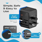 Ceptics 70W World International Travel Plug Adapter - Image 6