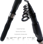 Fishing Rod Reel Combos, Telescopic Fishing Pole Set Sea Saltwater Freshwater - Image 4