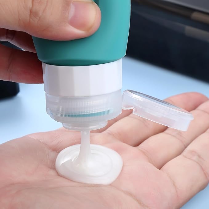 Travel Bottles for Toiletries, Tsa Approved 2oz Travel size Bottles, BPA Free - Image 4