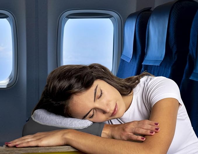 Arm Pillow, Portable Travel Memory Foam Pillow, Ultra Slim and Comfortable - Image 3