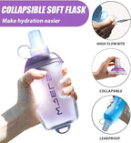 200ml/350ml/500ml Collapsible Soft Flask, BPA Free Folding Soft Water Bottle - Image 4