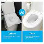 100 Pack Disposable Toilet Seat Cover Waterproof Non-Woven Fabric, Disposable - Image 5