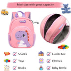 Toddler Backpacks Kids Preschool Cartoon Mini Travel Bag Ages 2 (B-pinkpurple / M for Age 2-5)
