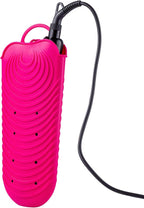 ZAXOP Silicone Heat Resistant Holder Mat Pouch for Flat Iron,Curling Iron,Hot Hair Tools(Hotpink)