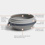Nomad Large Collapsible Dog Bowl - Image 5