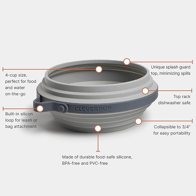 Nomad Large Collapsible Dog Bowl - Image 5