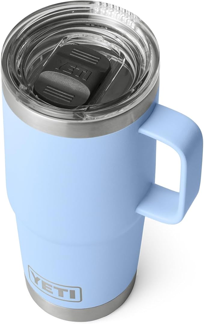 YETI Rambler 20 oz Travel Mug, Stainless Steel, Vacuum Insulated by YETI