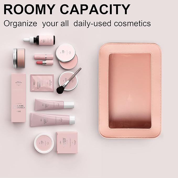 LETGO Clear Makeup Bags, TSA Approved Toiletry Bag - Image 4