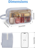 Narwey Clear Toiletry Bags for Traveling Women Men, Make Up Organizer, Skincare - Image 4