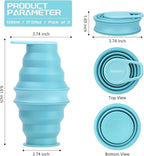 Nefeeko Collapsible Water Bottle, 17oz Reuseable BPA Free Silicone Foldable - Image 2