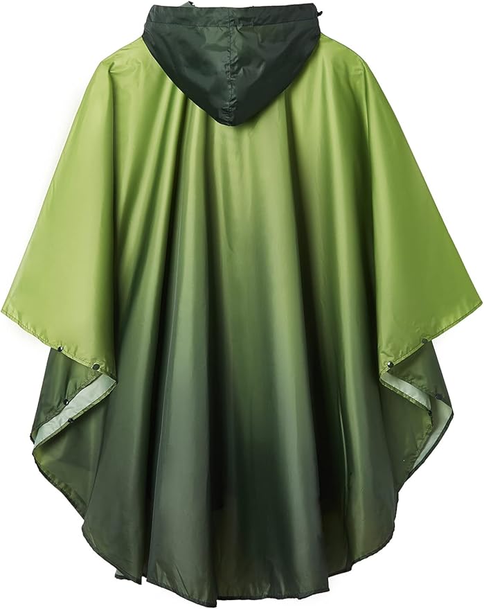 SaphiRose Rain Poncho Jacket Coat Hooded - Image 2
