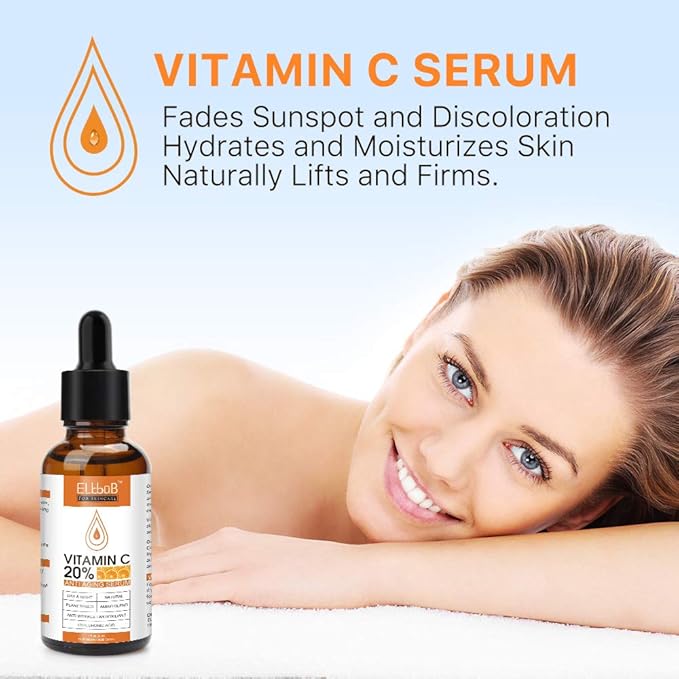 Day-Night Anti Aging Vitamin C Serum Retinol Serum For Face with Retinol & Amino Acids - Boost Skin Collagen,Hydrate & Plump Skin Facial Serum