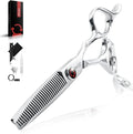 SWAP Professional Hair Thinning Scissors 6.0'' - Japanese SUS440C Steel (60-62HRC Hardness), Adjustable Tension, Ergonomic Design for Salon/Home Use Hair Trimming Scissors(S2)