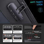 BANGE Anti Theft Backpack, Slim Laptop Backpacks Fit - Image 3