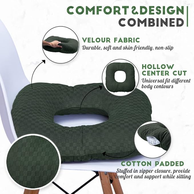 Stuffed Donut Pillow Seat Cushion | - Image 2
