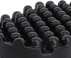 Rubber Curling Hair Brush - Twist King Sponge for Afro Hair, Washable Curl Sponge Styling Tool (Dense Tooth)