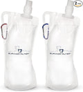 Survivor Filter Collapsible Water Bottles, Canteens 2 Pack by SurvivorFilter