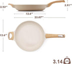SENSARTE Ceramic Nonstick Frying Pan Skillet - Image 7