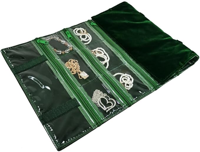 Travel Jewelry Roll Bag Portable Organizer Pouch - Image 7