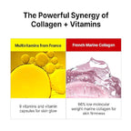 Collagen Face Cream Moisturizer, 66% Collagen Content, Hydrating & Firming, PDRN + Vitamin Capsule Cream, Korean Skincare, 50ml