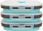 CCyanzi 3piece Collapsible Food Storage Containers by CCyanzi