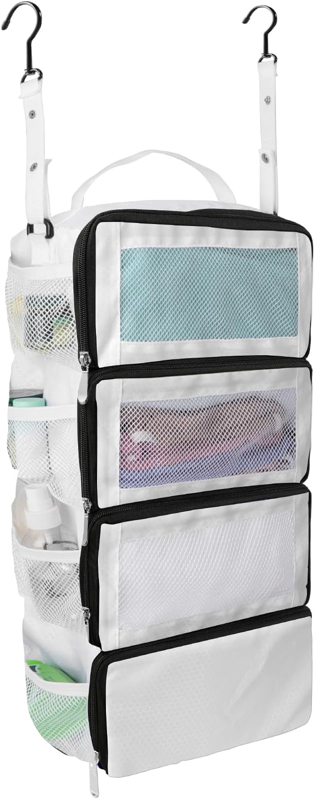 Suitcase Organizer, Travel Luggage Organizer Portable Hanging Travel Shelves by Unknown