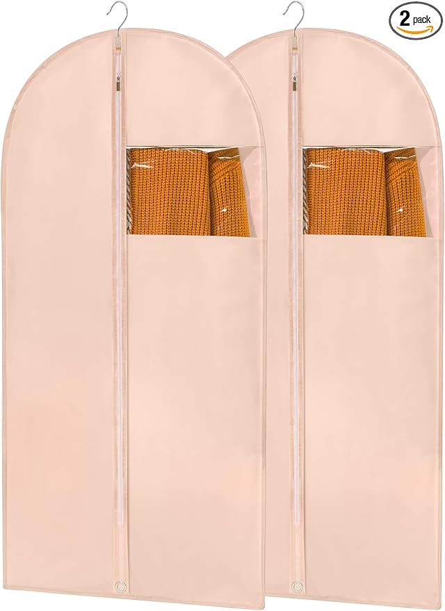 43" Suit Bags for Closet Storage and Travel, Women’s Suit Cover Bags by Perber