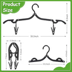 Maitys 24 Pieces Folding Travel Hangers Foldable - Image 2