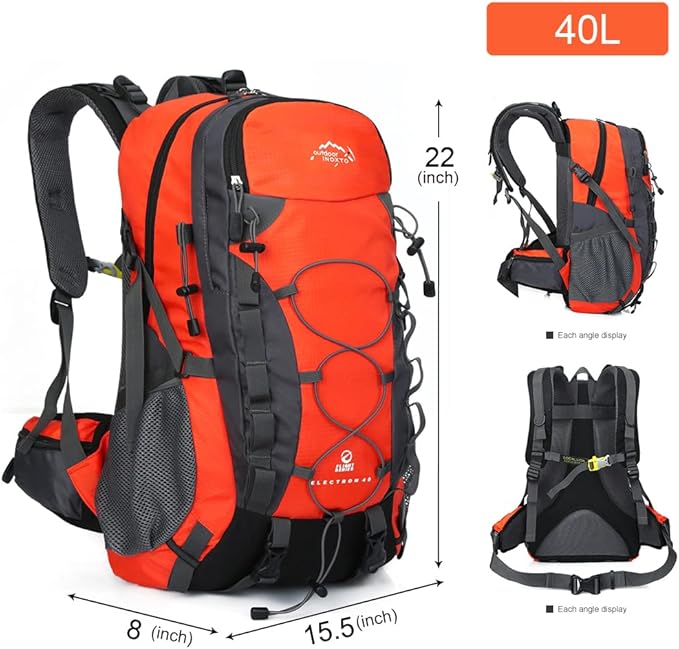 INOXTO lightweight Hiking Backpack 35L/40L Hiking Daypack - Image 4