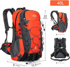 INOXTO lightweight Hiking Backpack 35L/40L Hiking Daypack - Image 4