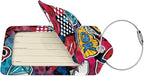 2 Pack Funny Luggage Tags with Red Lips Pattern - Image 2
