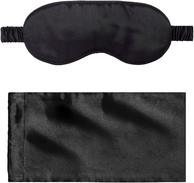 Silk Sleep Mask Light Blocking Luxury 100% Mulberry 19mm Silk Eye Mask Eye - Image 7