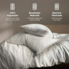 Coop Home Goods Original Adjustable Pillow, Queen Size Bed Pillows - Image 5