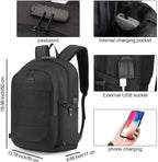 Tzowla Travel Laptop Backpack Water Resistant Anti-Theft Bag - Image 2