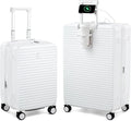 Hard Shell Suitcases Expandable Travel Luggage Sets 2 Piece, Carry on and Check by HanTrip