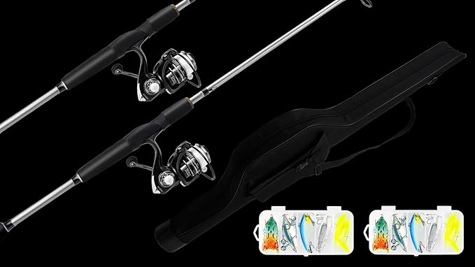 2-Piece Fishing Rod and Spinning Reel Combos - Image 4