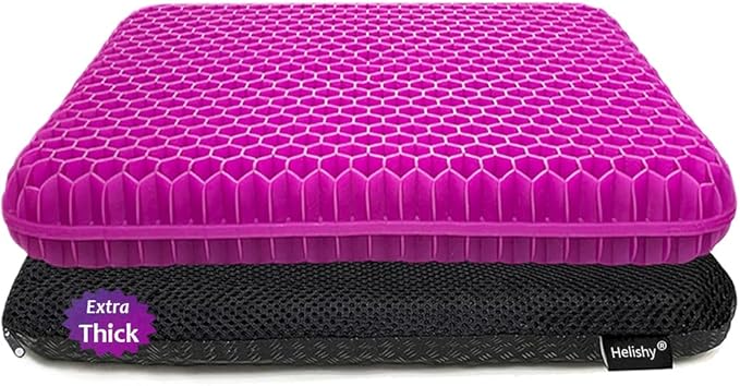 Gel Seat Cushion, Office Seat Cushion Chair Pads by Helishy