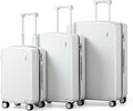 Hanke Hard Shell Luggage Sets 3 Pieces, Carry On and Checked Luggage Sets by Hanke