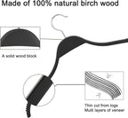 TOPIA HANGER Slim Wooden Hangers - Image 4