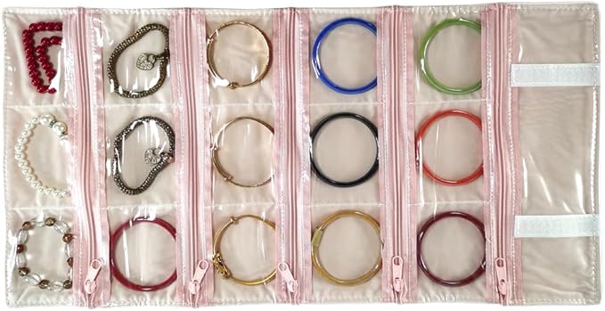 Travel Jewelry Roll Bag Portable Organizer Pouch - Image 6