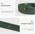 Leather Valet Trays, Premium Catchall Trays, Jewelry Trays, Folding Travel - Image 9