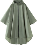 Cloak raincoat Unisex poncho Adult hooded men and women by Unknown