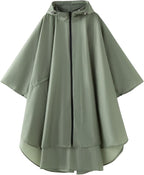 Cloak raincoat Unisex poncho Adult hooded men and women by Unknown