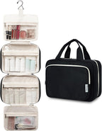 Travel Toiletry Bag for Women Large Hanging Makeup Bag Organizer Toiletries Bag - Image 4