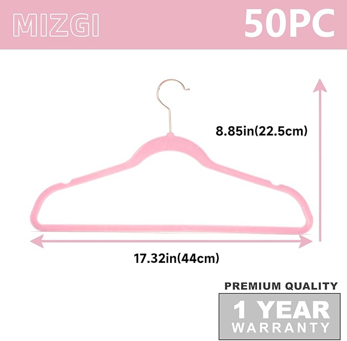 MIZGI Premium Velvet Hangers Heavy Duty - Image 6