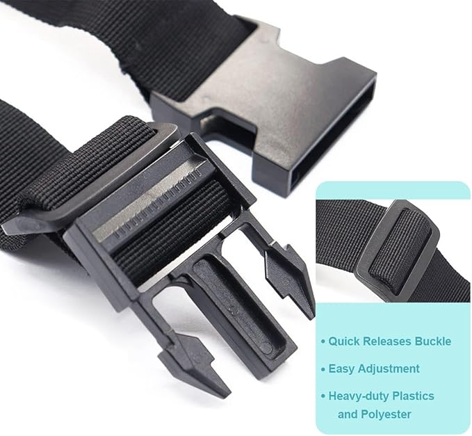 Luggage Straps for Suitcases TSA Approved, Travel Accessories to Connect Two - Image 2