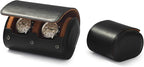 Oirlv Premium Leather Watch Roll Travel Case 3-Slot Watch Box - Image 4
