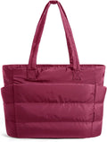 BAGSMART Tote Bag for Women, Lightweight Puffy Tote Bag by BAGSMART
