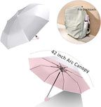 BAODINI Small UV Protection Travel Umbrella Compact - Image 3